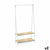 Hattestativ Confortime Weiß Holz Metall 80 x 40 x 160 cm