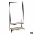 Hattestativ Confortime Schwarz Holz Metall 80 x 40 x 160 cm