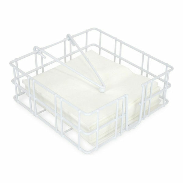 Serviettenring Confortime Weiß 18 x 18 x 6,5 cm (12 Stück)