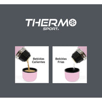 Thermosflasche ThermoSport TOUCH Edelstahl (Restauriert A)
