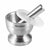 Küchenmörser Quttin Edelstahl Stahl 9,8 x 8,2 cm Antirutsch (6 Stück)