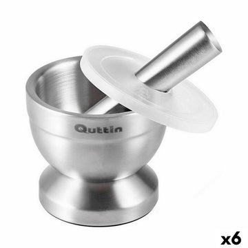 Küchenmörser Quttin Edelstahl Stahl 9,8 x 8,2 cm Antirutsch (6 Stück)