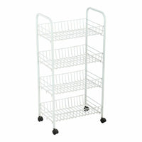 Gemüsewagen Confortime Metall Weiß (36 x 26,5 x 86 cm)