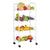Gemüsewagen Confortime Metall Weiß (36 x 26,5 x 86 cm)