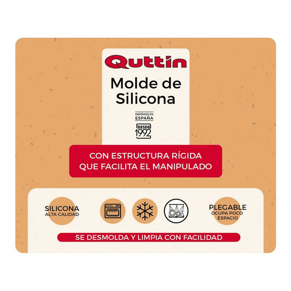 Backform Quttin Silikon Starr 31 x 28,5 x 5,3 cm