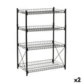 Regal Confortime Metall 52 x 34 x 86 cm (2 Stück)