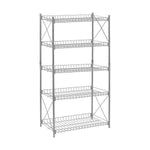 Regal Confortime Metall 52 x 34 x 110 cm (2 Stück)