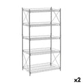 Regal Confortime Metall 52 x 34 x 110 cm (2 Stück)