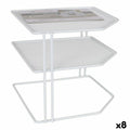 Regale Confortime Weiß Metall 23 x 23 x 20 cm Veranstalter (8 Stück)