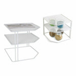 Regale Confortime Weiß Metall 23 x 23 x 20 cm Veranstalter (8 Stück)