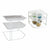 Regale Confortime Weiß Metall 23 x 23 x 20 cm Veranstalter (8 Stück)