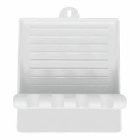 Halter für Küchenutensilien Quttin Weiß 14 x 12,5 cm (48 Stück)