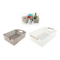 Mehrzweckkorb Confortime Holz 37 x 23 x 11 cm 32 x 22,5 x 10 cm