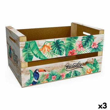 Aufbewahrungsbox Confortime Paradise (3 Stück) (44 x 24,5 x 23 cm)