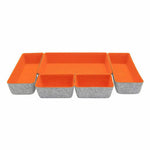 Schubladen-Organizer Confortime Filz 27,5 x 20 x 5,3 cm 5 Stücke (6 Stück)