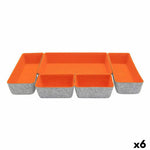 Schubladen-Organizer Confortime Filz 27,5 x 20 x 5,3 cm 5 Stücke (6 Stück)
