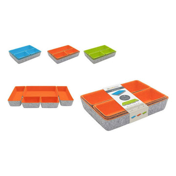 Schubladen-Organizer Confortime Filz 27,5 x 20 x 5,3 cm 5 Stücke (5 Stück)
