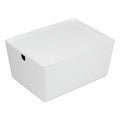 Stapelbare Organizer-Box Confortime mit Deckel 35 x 26 x 16 cm