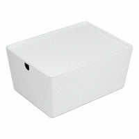 Stapelbare Organizer-Box Confortime mit Deckel 35 x 26 x 16 cm