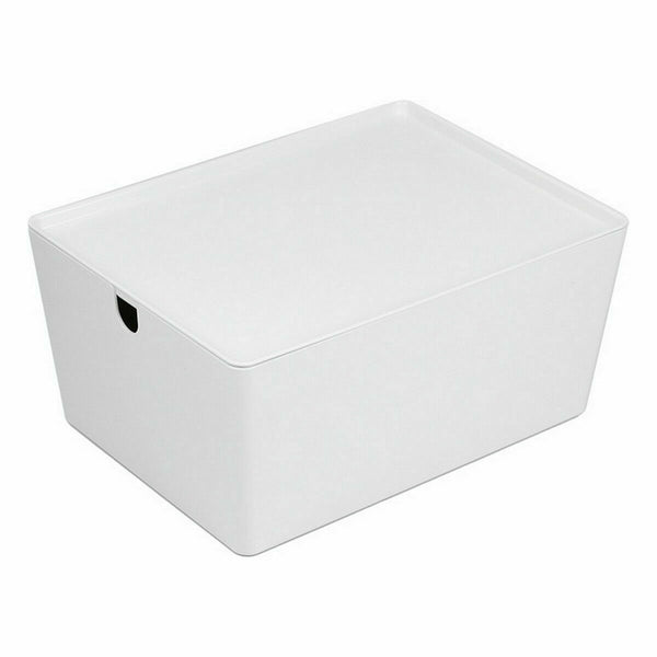 Stapelbare Organizer-Box Confortime mit Deckel 35 x 26 x 16 cm