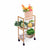 Gemüsewagen Confortime Weiß Bambus 40 x 25 x 70 cm (2 Stück)