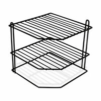 Teller-Halter Confortime Schwarz 22 x 22 x 22 cm 22 x 22 x 25 cm Ecke (8 Stück)