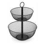 Obstschale Confortime Double Metall 31 x 31 x 41 cm (4 Stück)