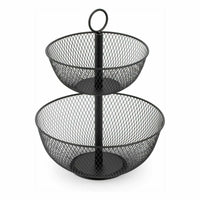 Obstschale Confortime Double Metall 31 x 31 x 41 cm (4 Stück)
