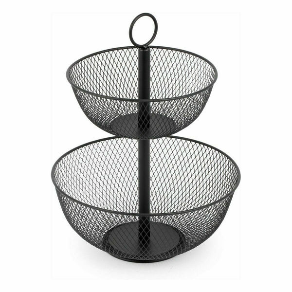 Obstschale Confortime Double Metall 31 x 31 x 41 cm (4 Stück)