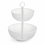 Obstschale Confortime Double Metall 31 x 31 x 41 cm (4 Stück)