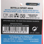 Flasche mit Deckel und Strohhalm Bewinner Bunt 800 ml