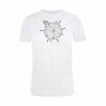 Kurzärmliges Sport T-Shirt Joluvi Wood Weiß