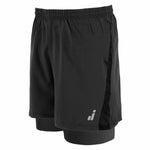Herren-Sportshorts Joluvi Mesh Duo Schwarz