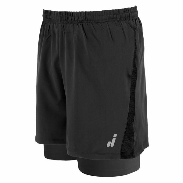 Herren-Sportshorts Joluvi Mesh Duo Schwarz