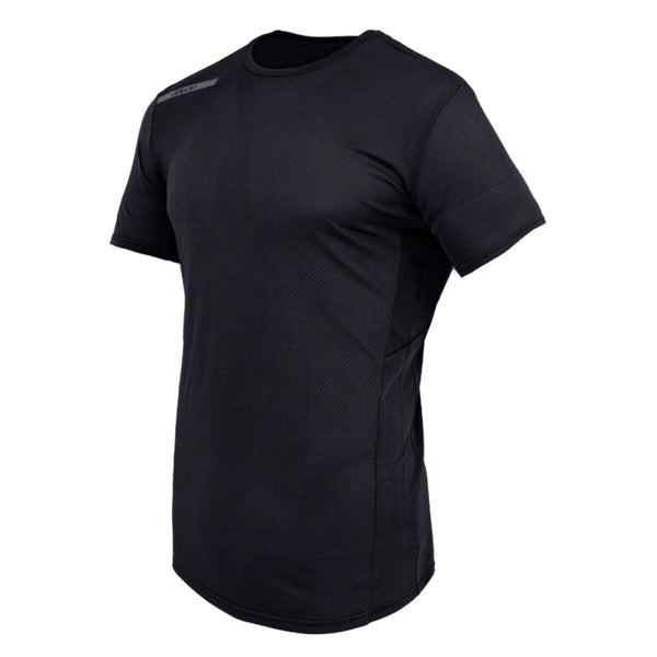 Herren Kurzarm-T-Shirt Joluvi Athlet Schwarz
