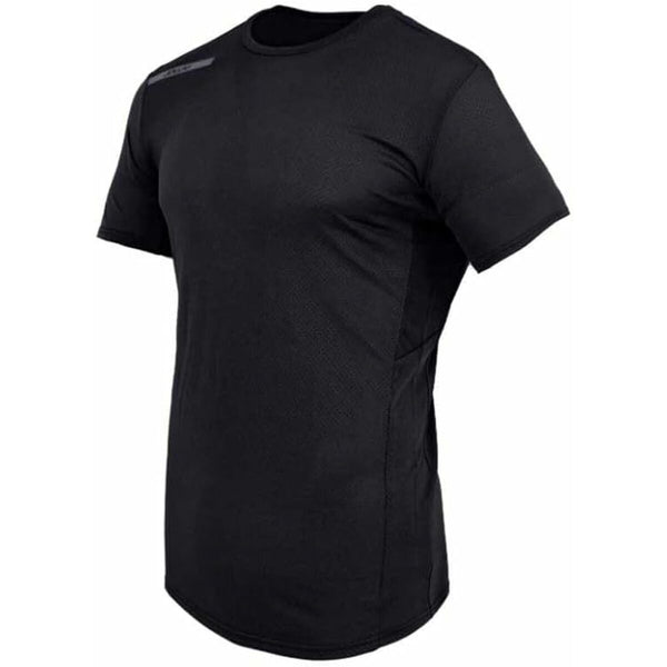 Herren Kurzarm-T-Shirt Joluvi Athlet Schwarz