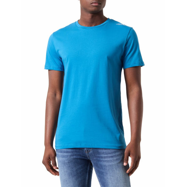 Herren Kurzarm-T-Shirt Joluvi Combed Cotton Blau