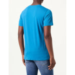 Herren Kurzarm-T-Shirt Joluvi Combed Cotton Blau