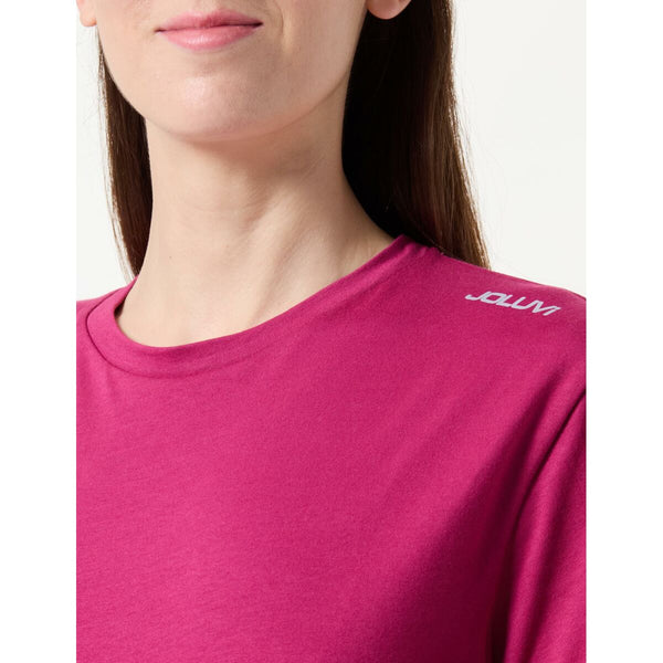 Damen Kurzarm-T-Shirt Joluvi Combed Cotton Lila