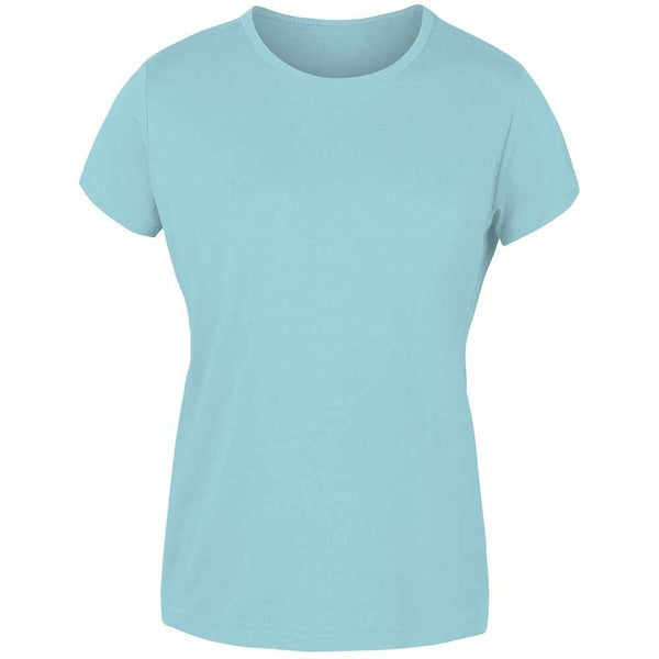 Damen Kurzarm-T-Shirt Joluvi Combed Cotton Blau