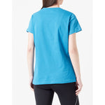 Damen Kurzarm-T-Shirt Joluvi Combed Cotton Blau