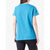 Damen Kurzarm-T-Shirt Joluvi Combed Cotton Blau