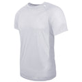 Herren Kurzarm-T-Shirt Joluvi Silver Weiß