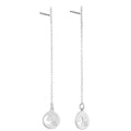 Damenohrringe Secrecy E8244CDAWA900 Sterlingsilber 4 cm