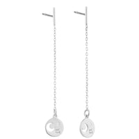Damenohrringe Secrecy E8244CDAWA900 Sterlingsilber 4 cm