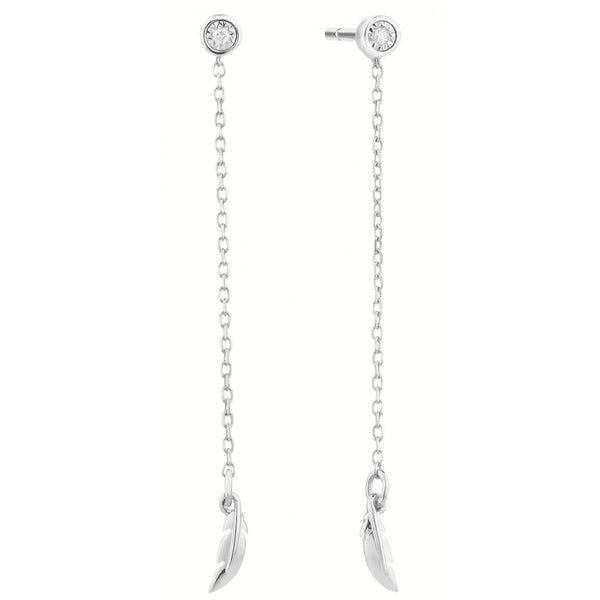 Damenohrringe Secrecy E8245CDAWA900 Sterlingsilber 5 cm