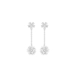 Damenohrringe Secrecy E8644CDAWA900 Sterlingsilber 3 cm