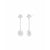 Damenohrringe Secrecy E8644CDAWA900 Sterlingsilber 3 cm
