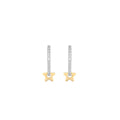 Damenohrringe Secrecy E8638CDAWW900 Sterlingsilber 2 cm