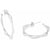 Damenohrringe Secrecy Sterlingsilber 3,5 cm